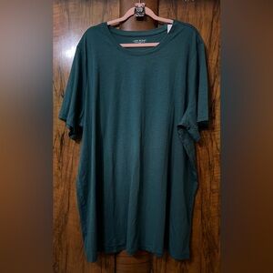 Lane Bryant Deep Green Short Sleeve Tee